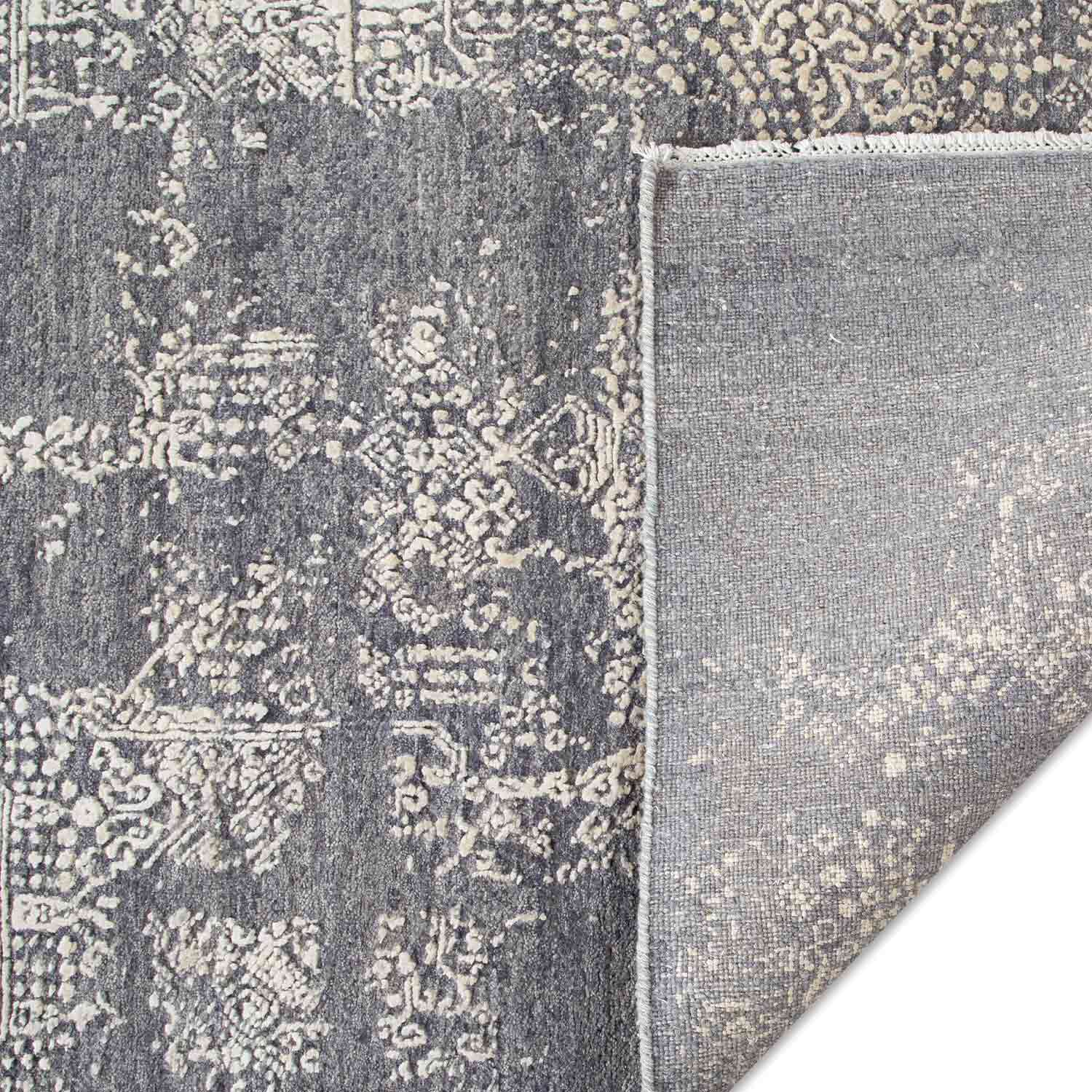 Shadow Play Hand Knotted Woollen And Silk Rug