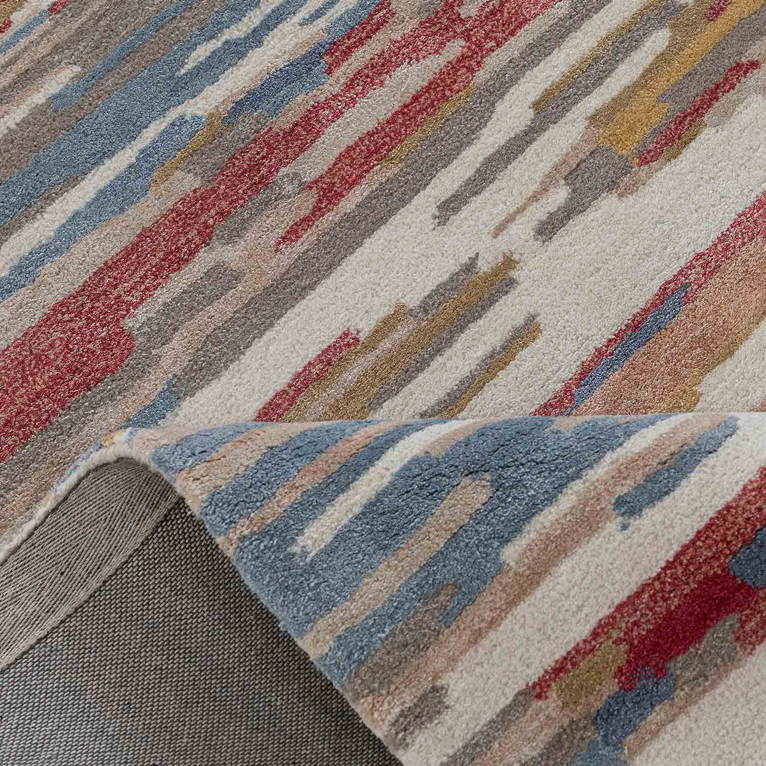 Fray Hand Tufted Woollen And Viscose Rug