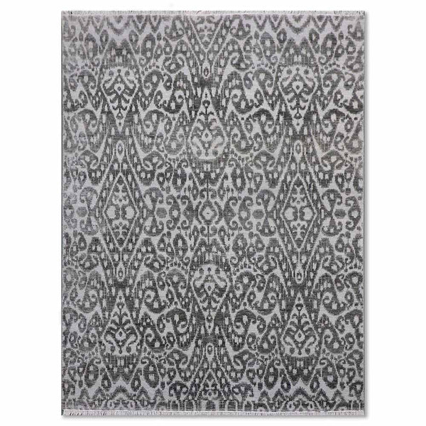 Embry Hand Knotted Woollen And Viscose Rug