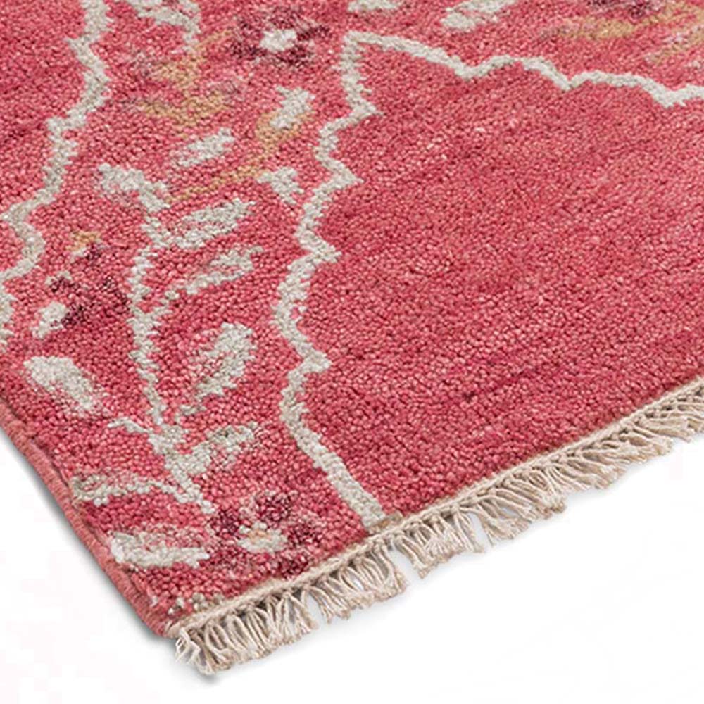 Gulabi Hand Knotted Woollen Runner