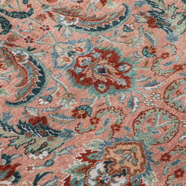Uttran hand knotted woollen rug by Obeetee - texture detail