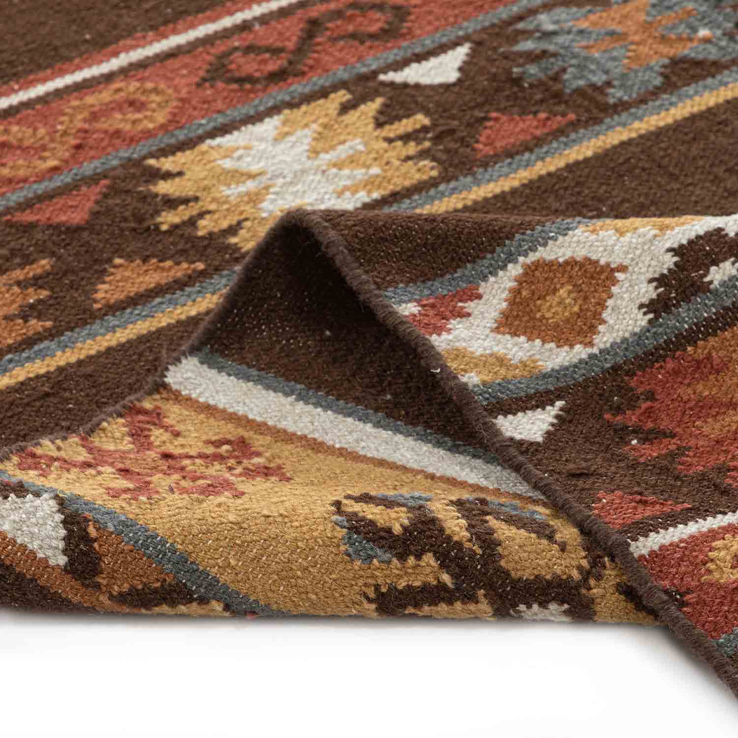 Bahrud Hand Woven Woollen Kilim