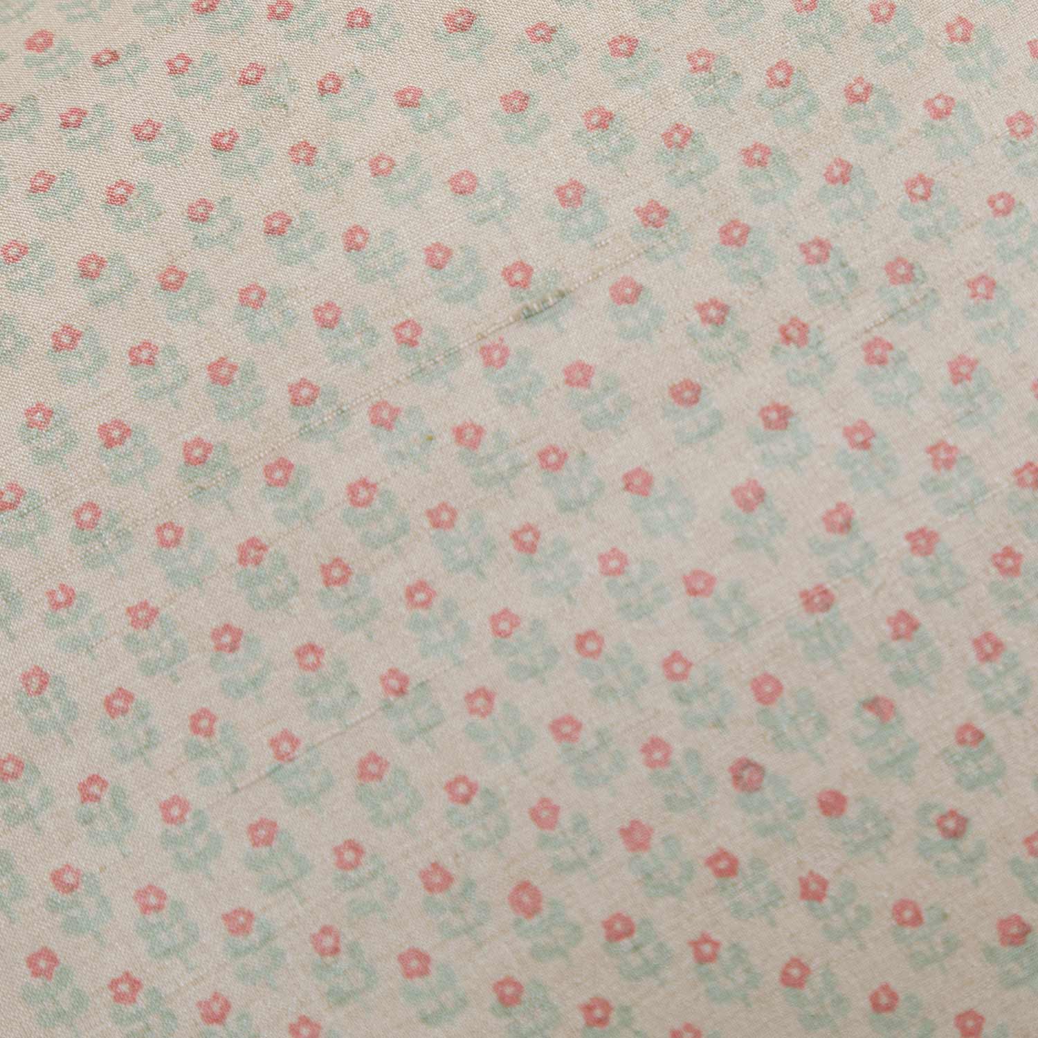 Tulua Silk block printed Cushion Cover