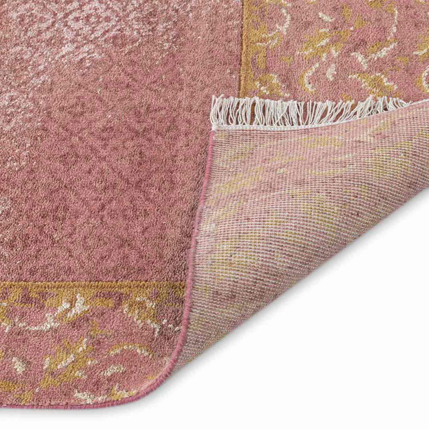 Khidmat Hand Knotted Woollen And Viscose Rug