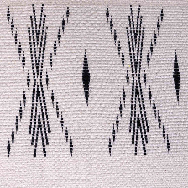Sanis hand woven cotton cushion cover by Obeetee - texture detail