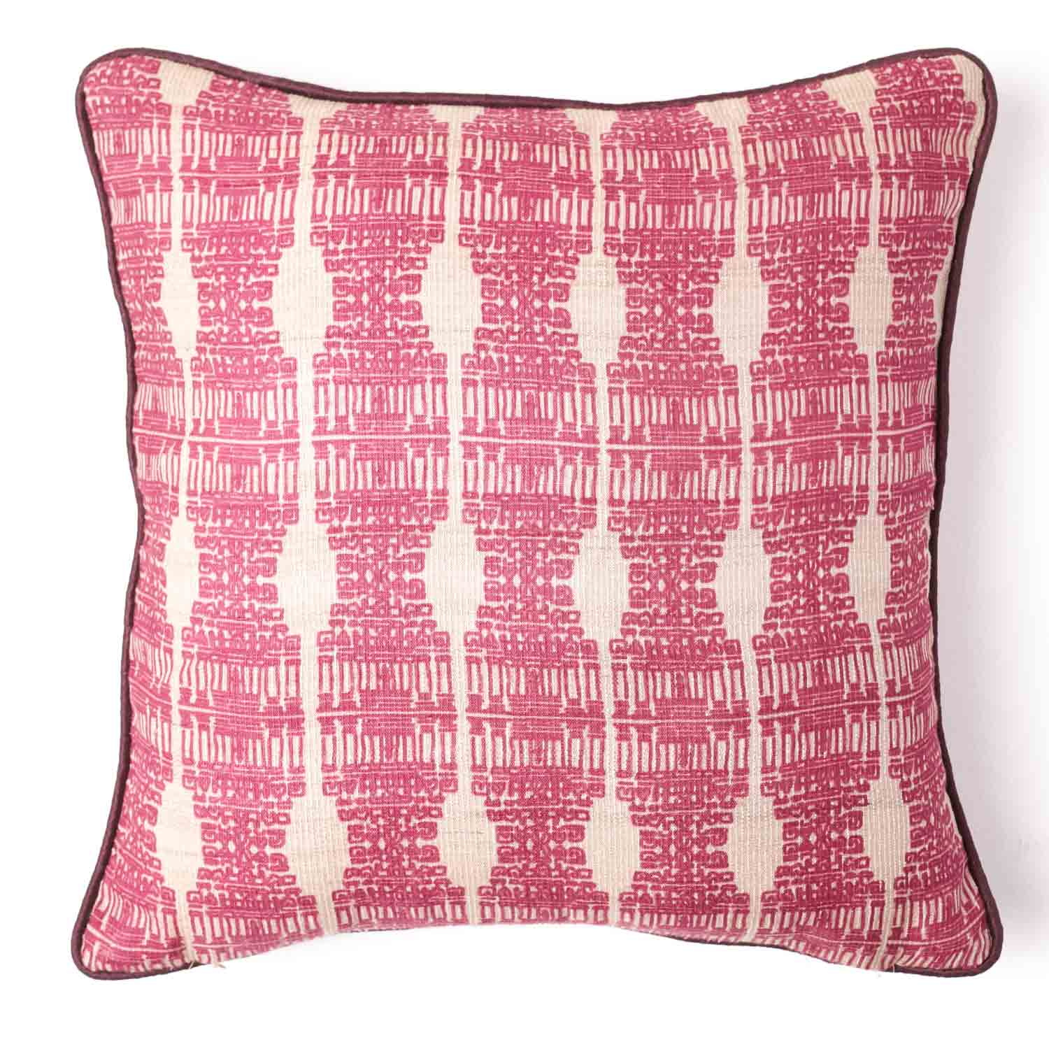 Varusta Tassar Silk Digital Printed Cushion Cover By Mariella Ienna