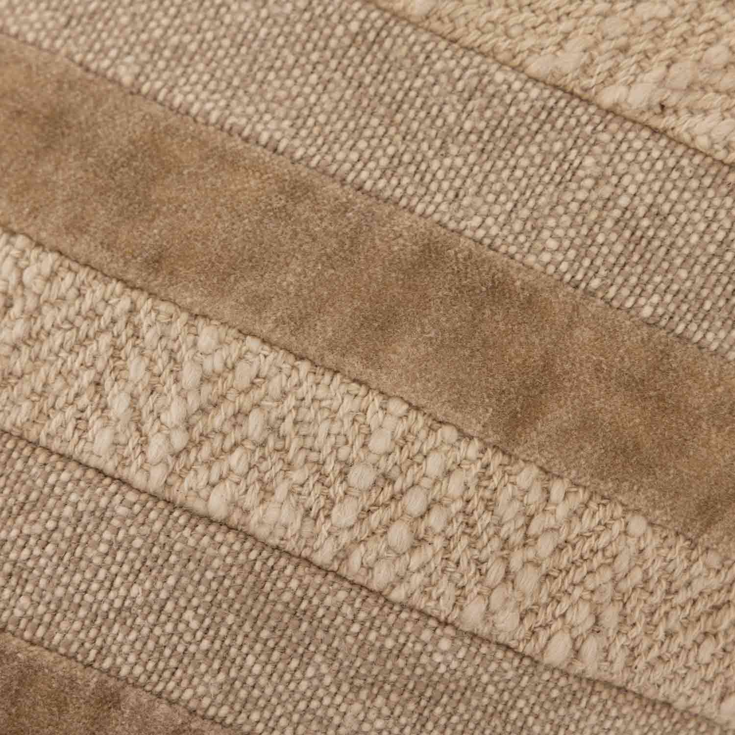 Cotton textured Kavira Lumber Cushion Cover