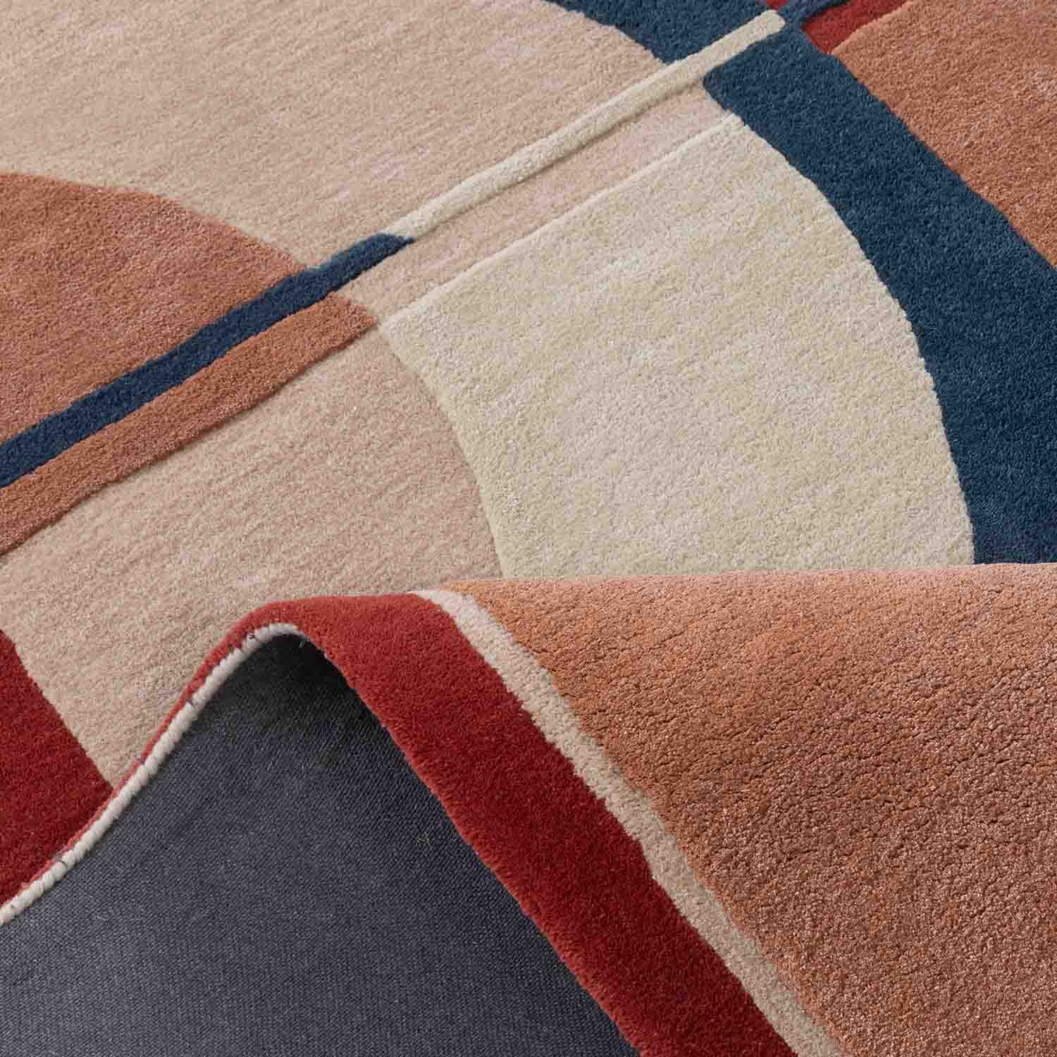 Ice-Lolly Hand Tufted Woollen And Viscose Rug