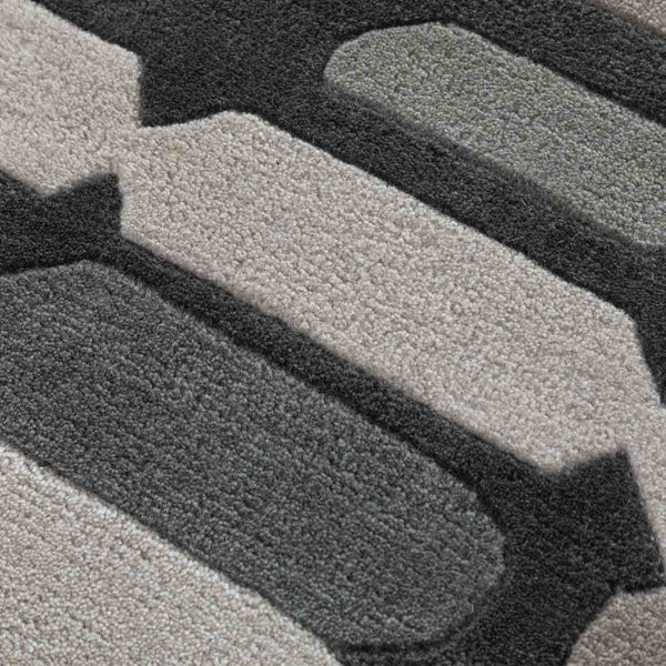 Lifelines 2 Hand Tufted Woollen Rug By Shripal Munshi