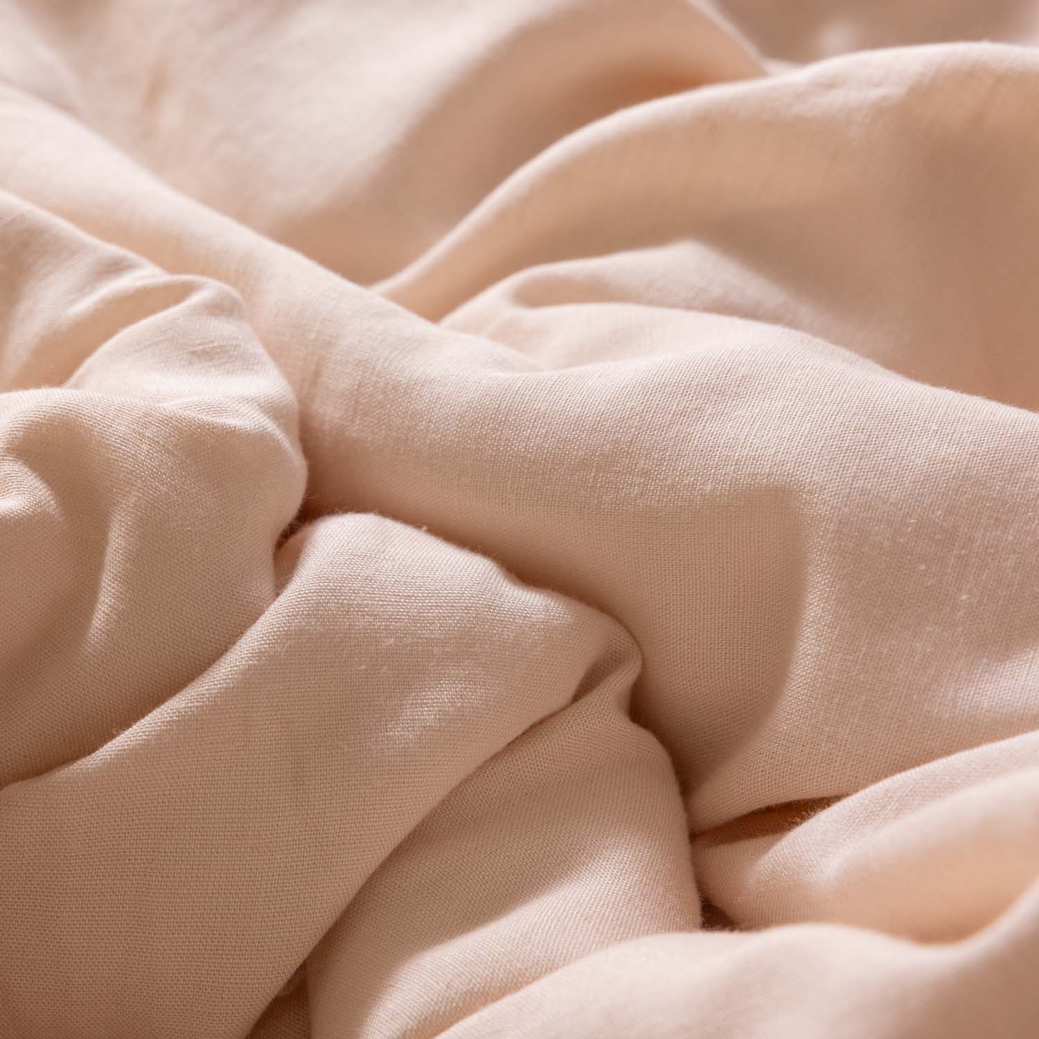 Rose Linen Duvet Cover Set