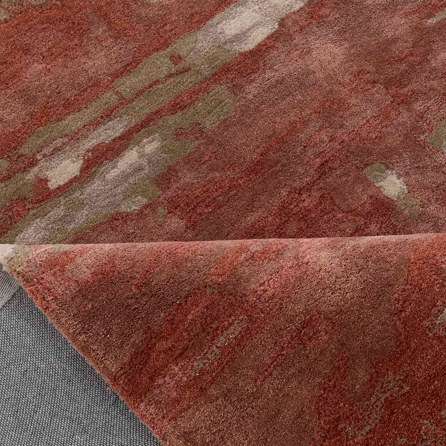 Rive Hand Tufted Woollen And Viscose Rug