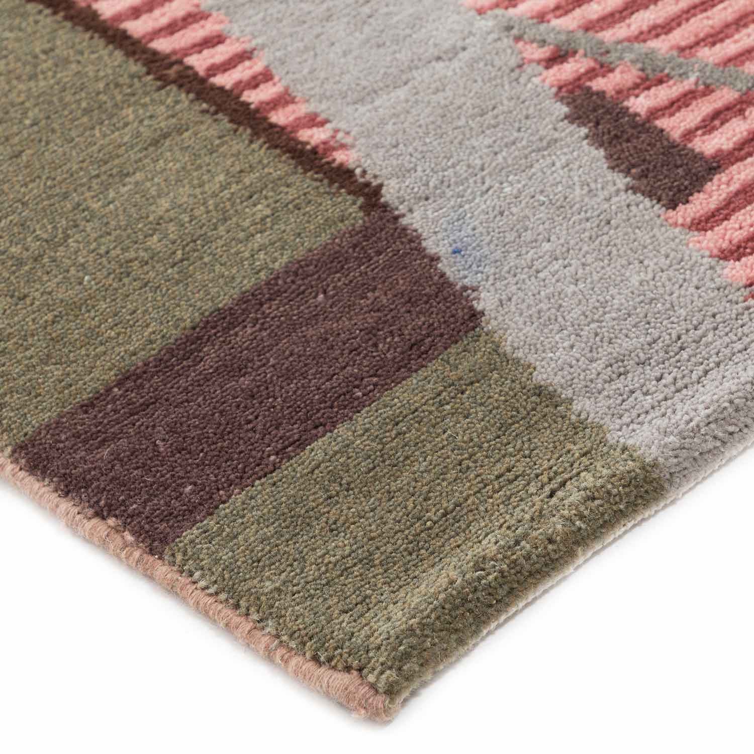 X And Y Hand Knotted Wool Rug By Shripal Munshi