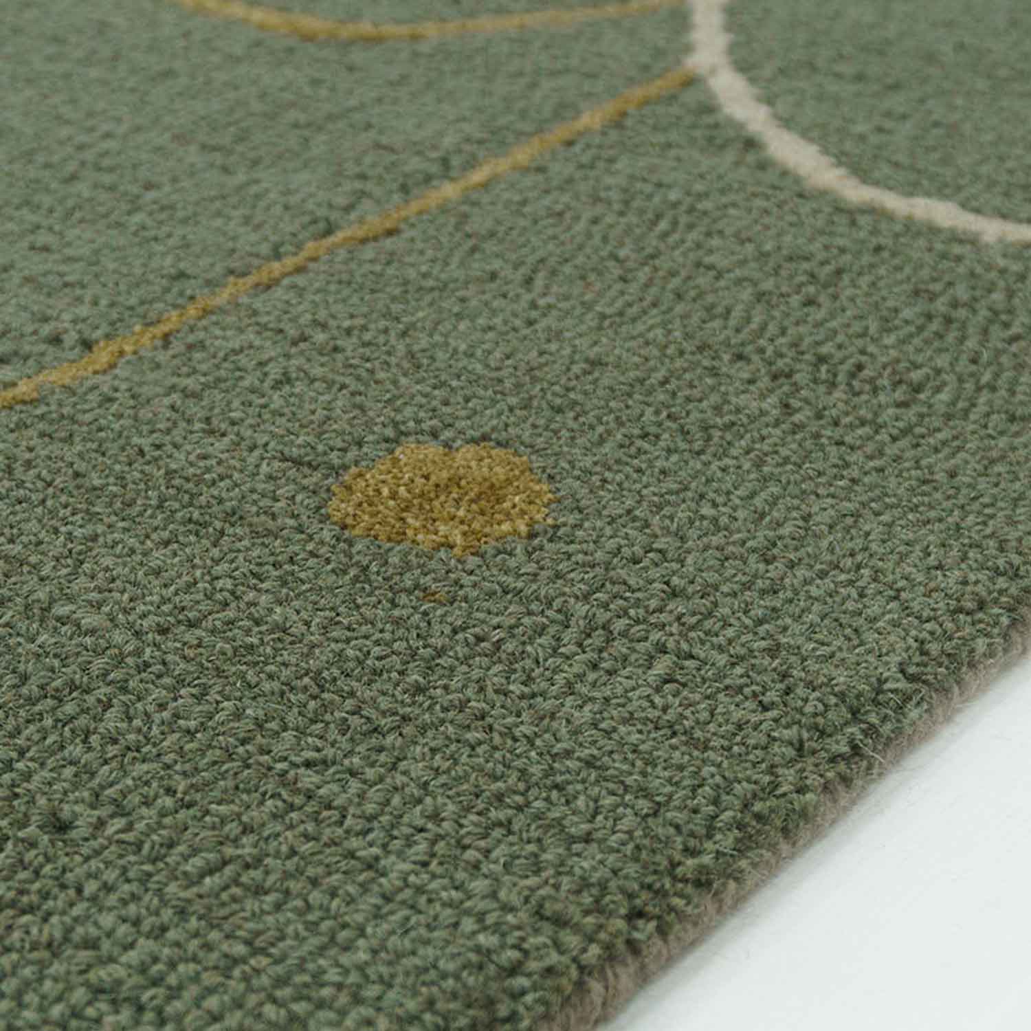 Moss Hand Tufted Woollen Rug