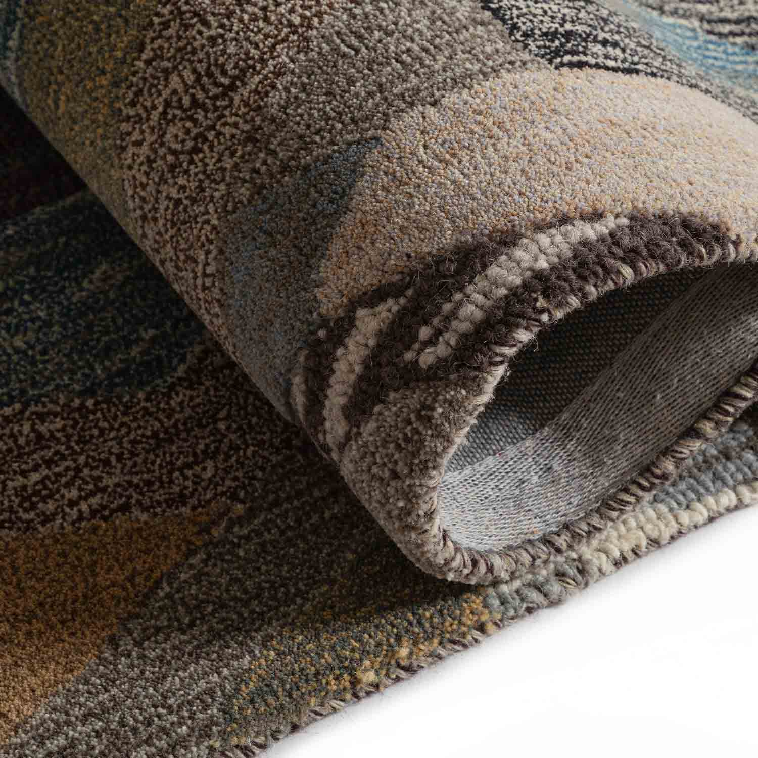 Pitagora Natural Hand Tufted Woollen Rug By Mariella Ienna
