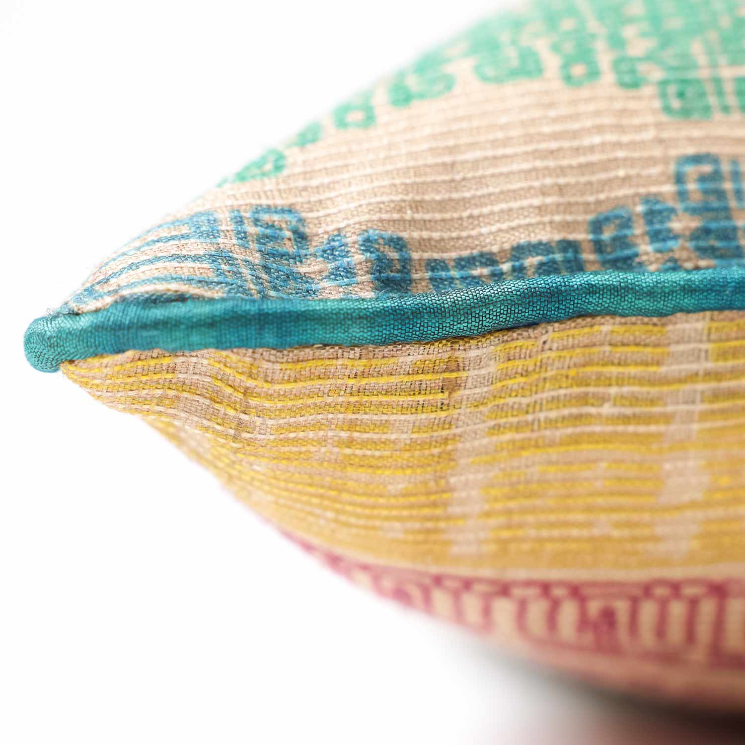 Fiortan Tassar Silk Digital Printed Cushion Cover By Mariella Ienna