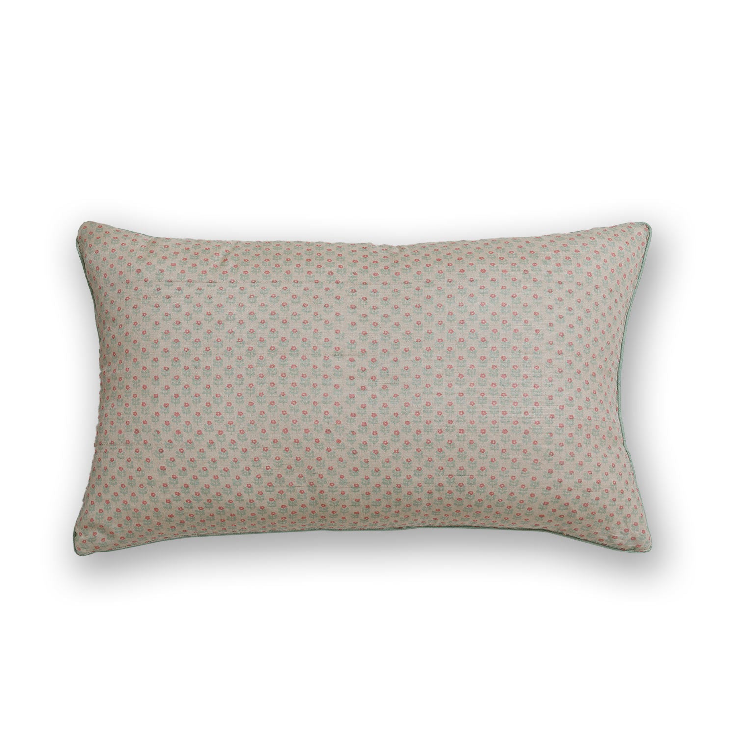 Tulua Silk block printed Cushion Cover