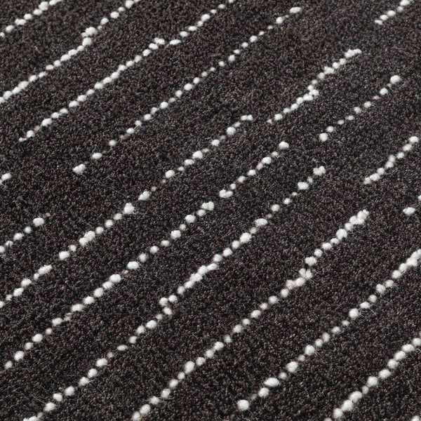 Titanium hand tufted wool and viscose rug by Obeetee - detail view