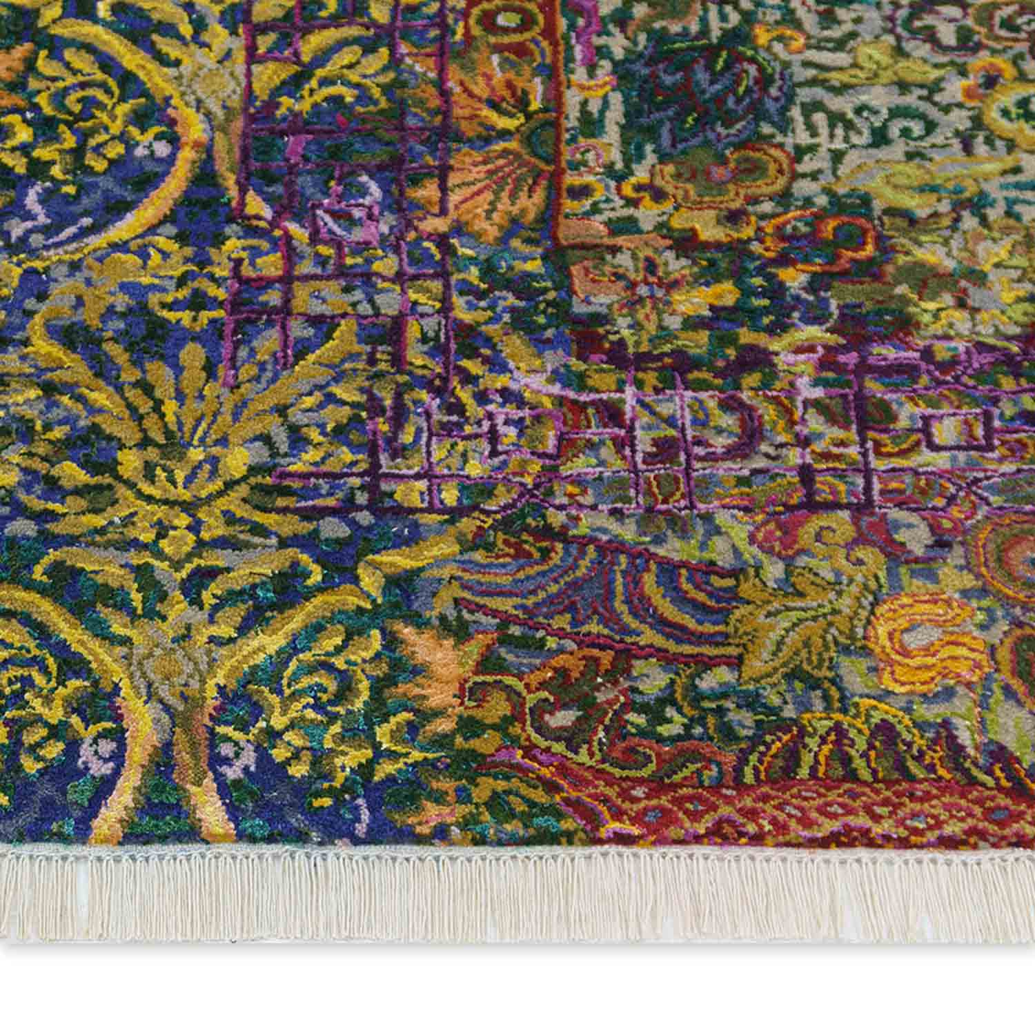 Crown Jewel Hand Knotted Woollen And Viscose Rug