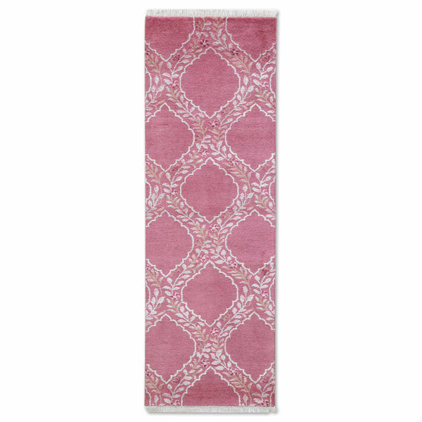 Gulabi Hand Knotted Woollen Runner
