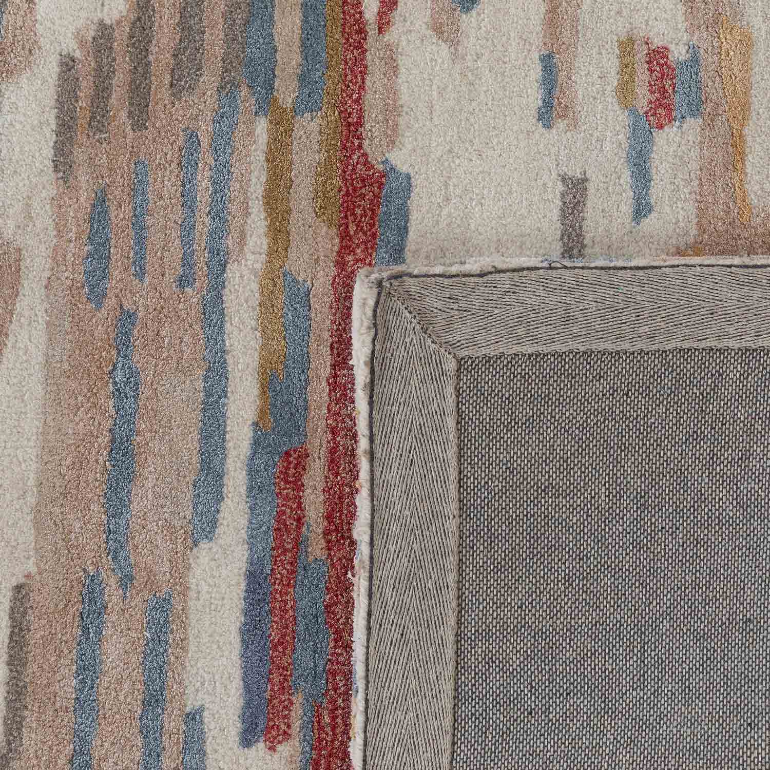 Fray Hand Tufted Woollen And Viscose Rug