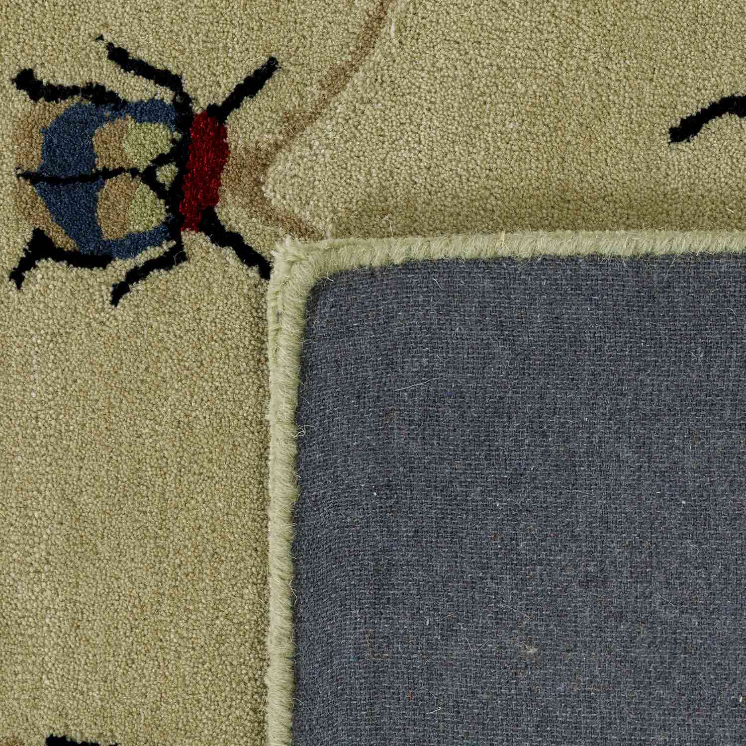 Vitrine Jade Hand Tufted Woollen And Viscose Rug By Varun Rana