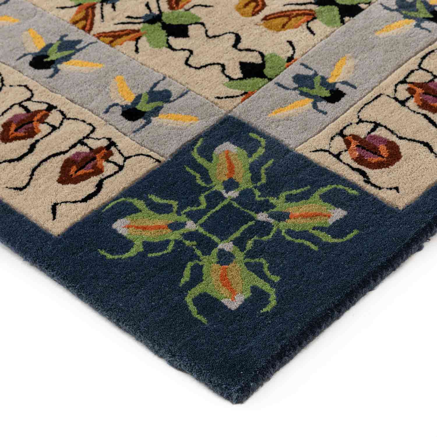 Motif Mania Hand Tufted Woollen And Viscose Rug By Varun Rana
