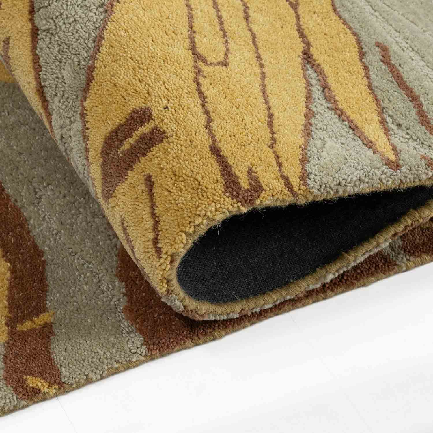 Flax Hand Tufted Wool And Viscose Rug