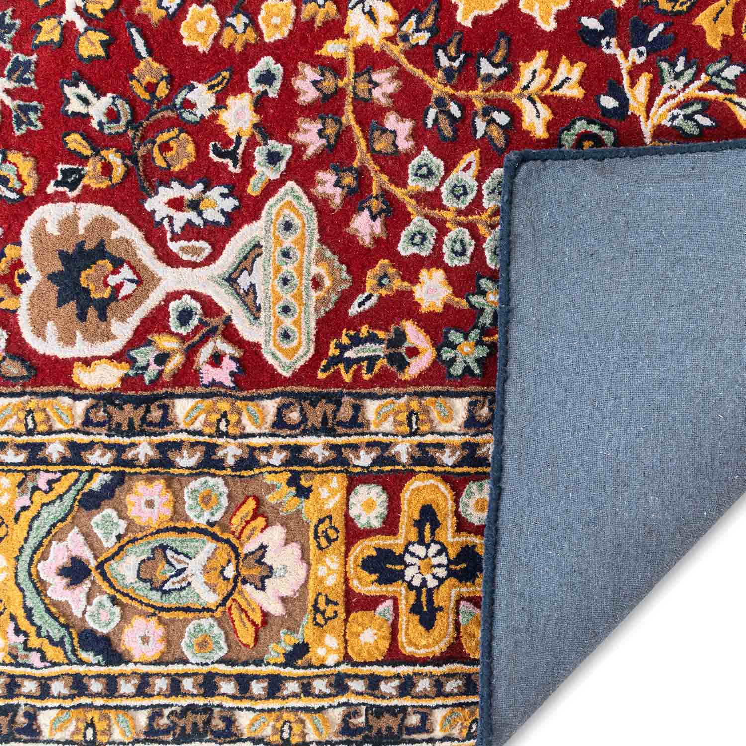 Rumia Hand Tufted Woollen And Viscose Rug