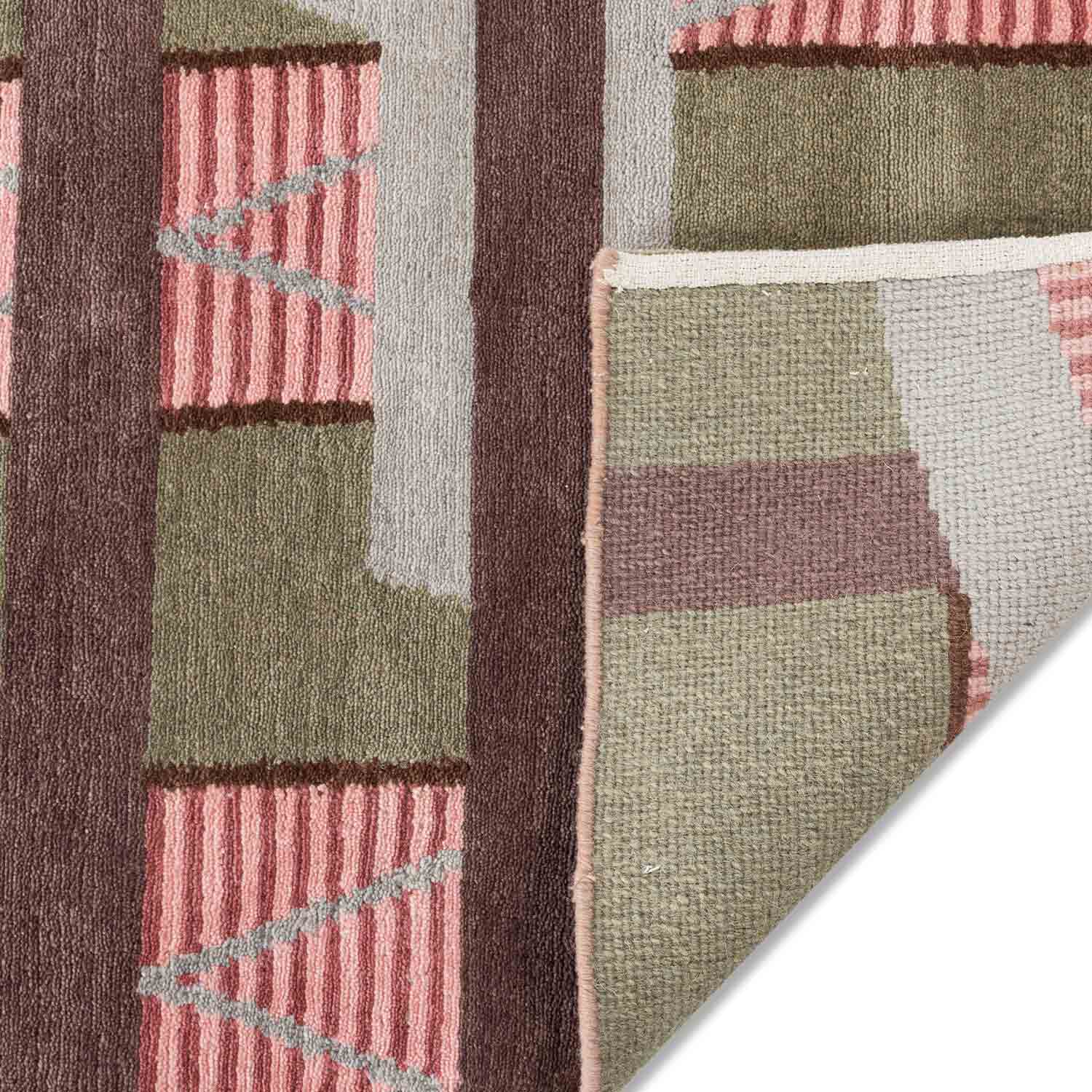 X And Y Hand Knotted Wool Rug By Shripal Munshi