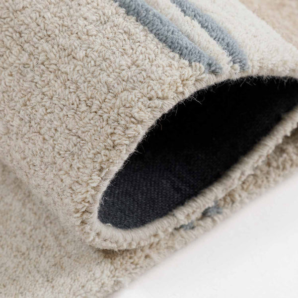 Wood Block rug by Obeetee - close up