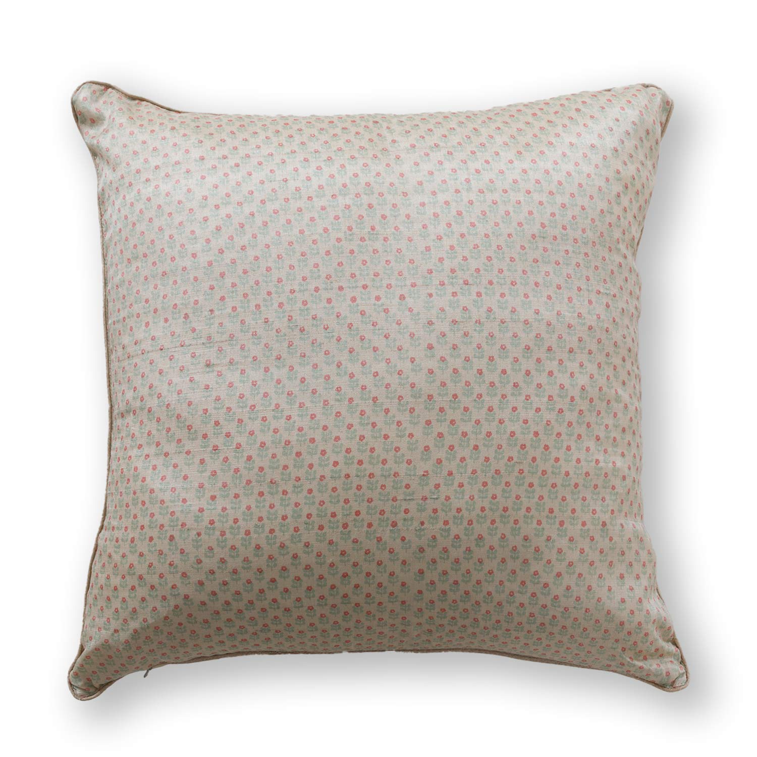 Raqeeb Silk Block Printed Cushion Cover