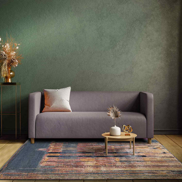 Pochampally Hand Knotted Woollen And Silk Rug By Abraham & Thakore