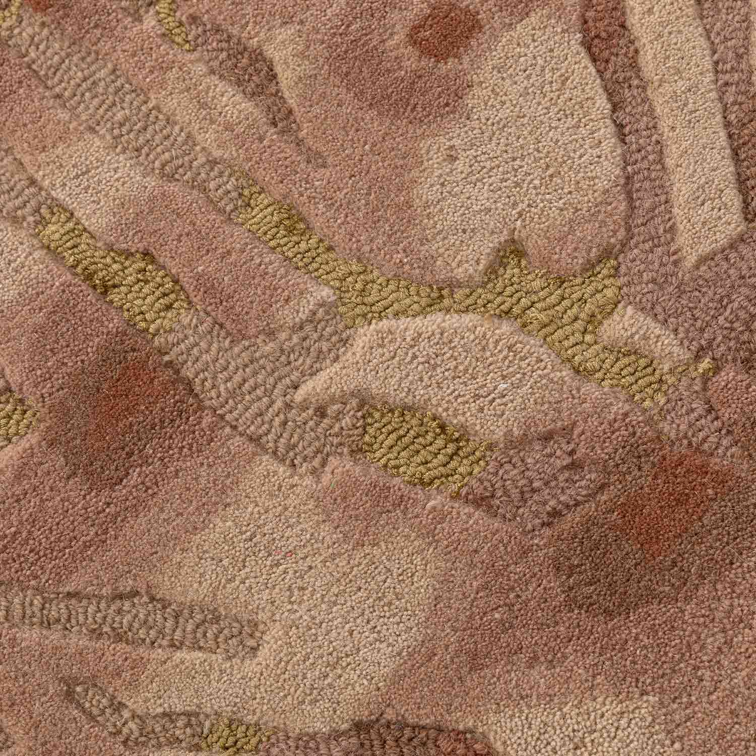 Wineyard Hand Tufted Woollen And Viscose Rug