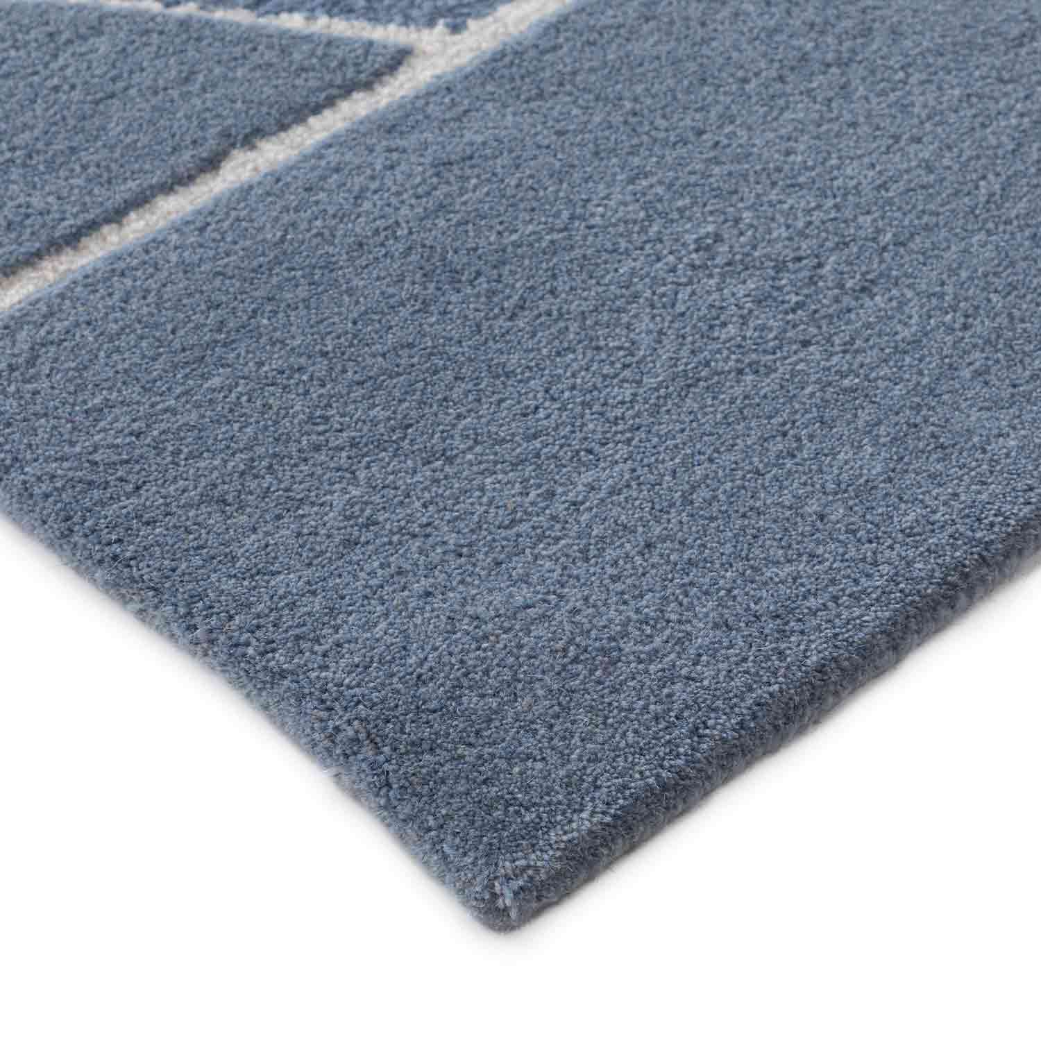 Indigo Sunset Hand Tufted Woollen Rug