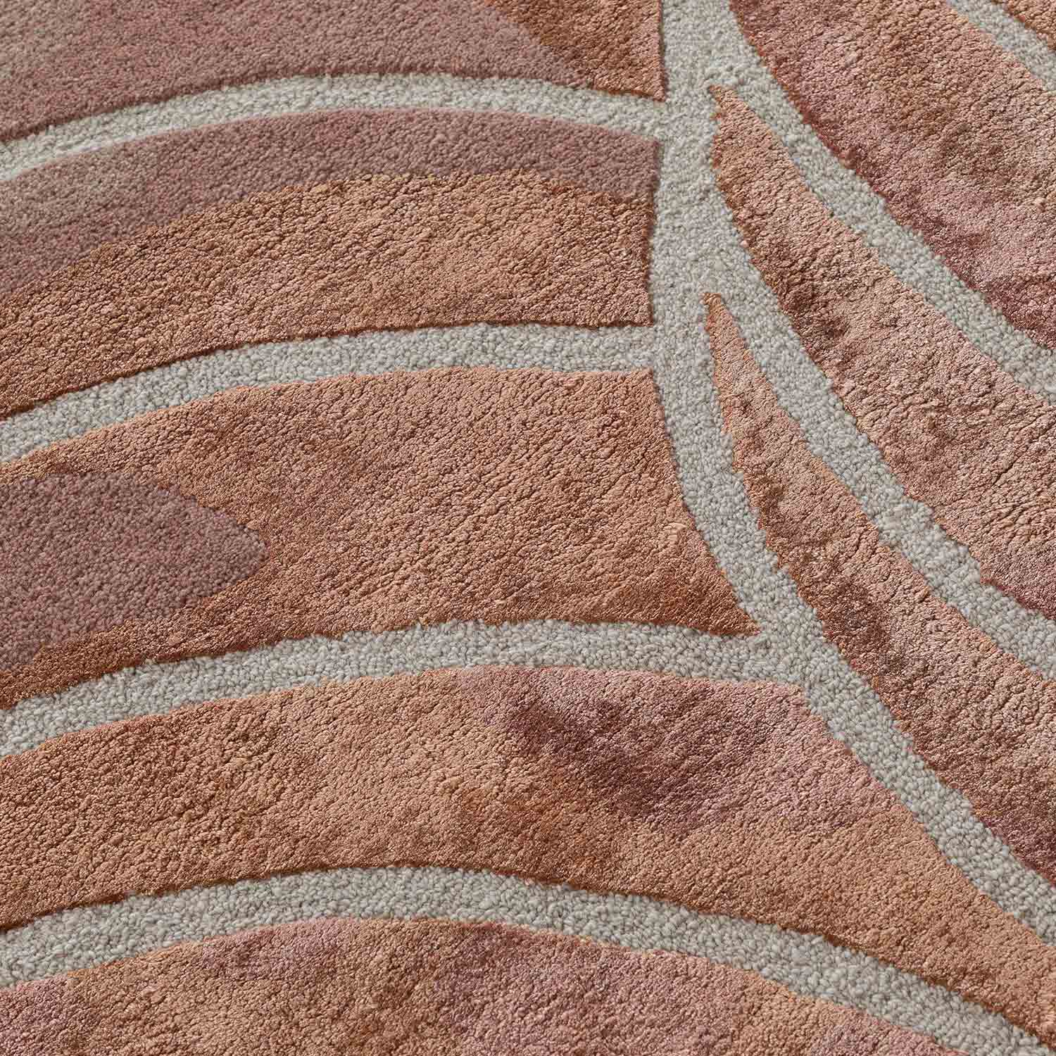 Strato Hand Tufted Woollen And Viscose Runner