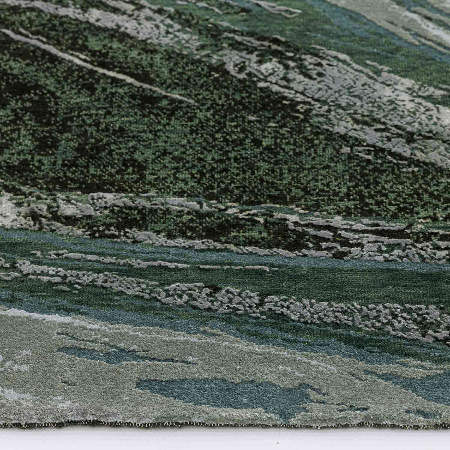 Meadough Hand Knotted Woollen And Viscose Rug