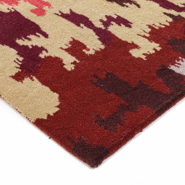 Shade-Plate Hand Tufted Woollen Rug