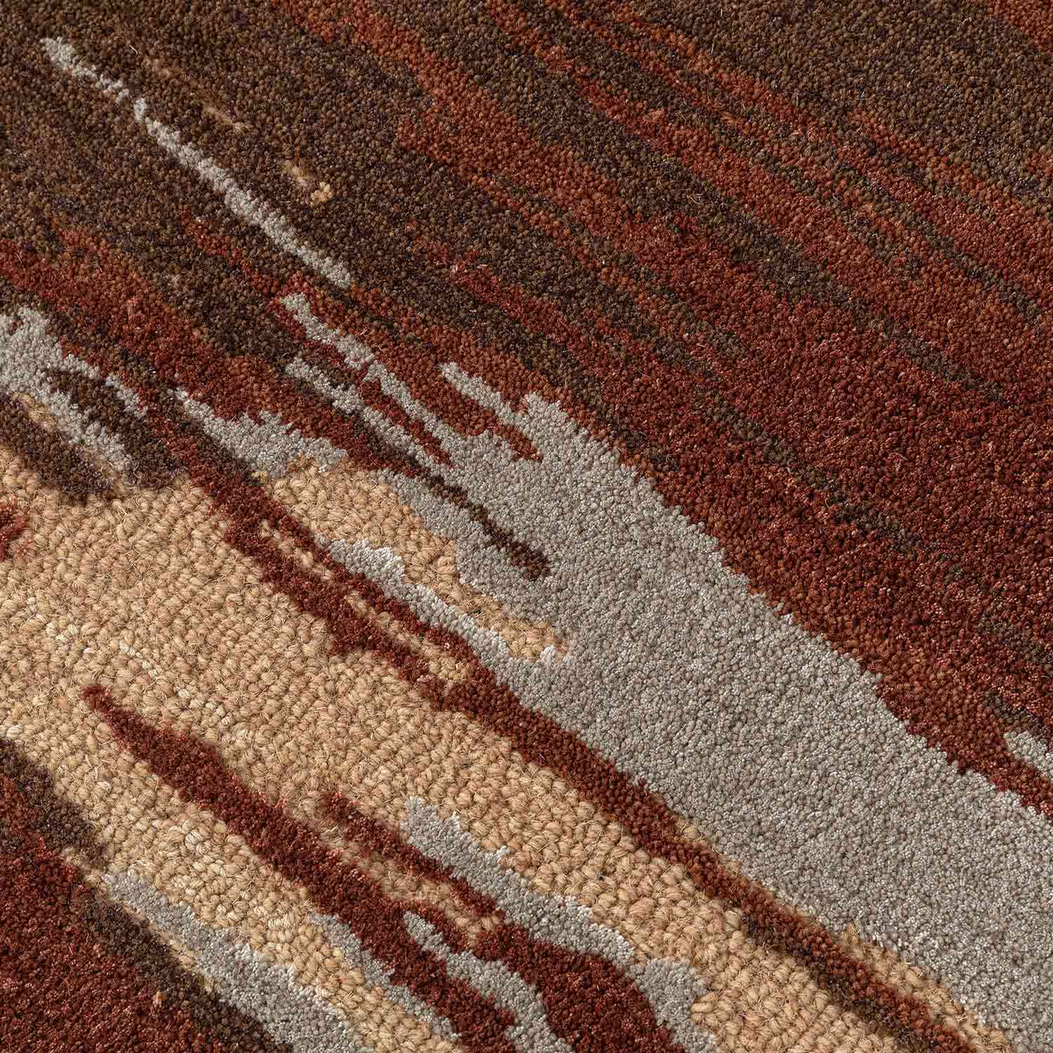 The Earth Hand Tufted Woollen And Viscose Rug