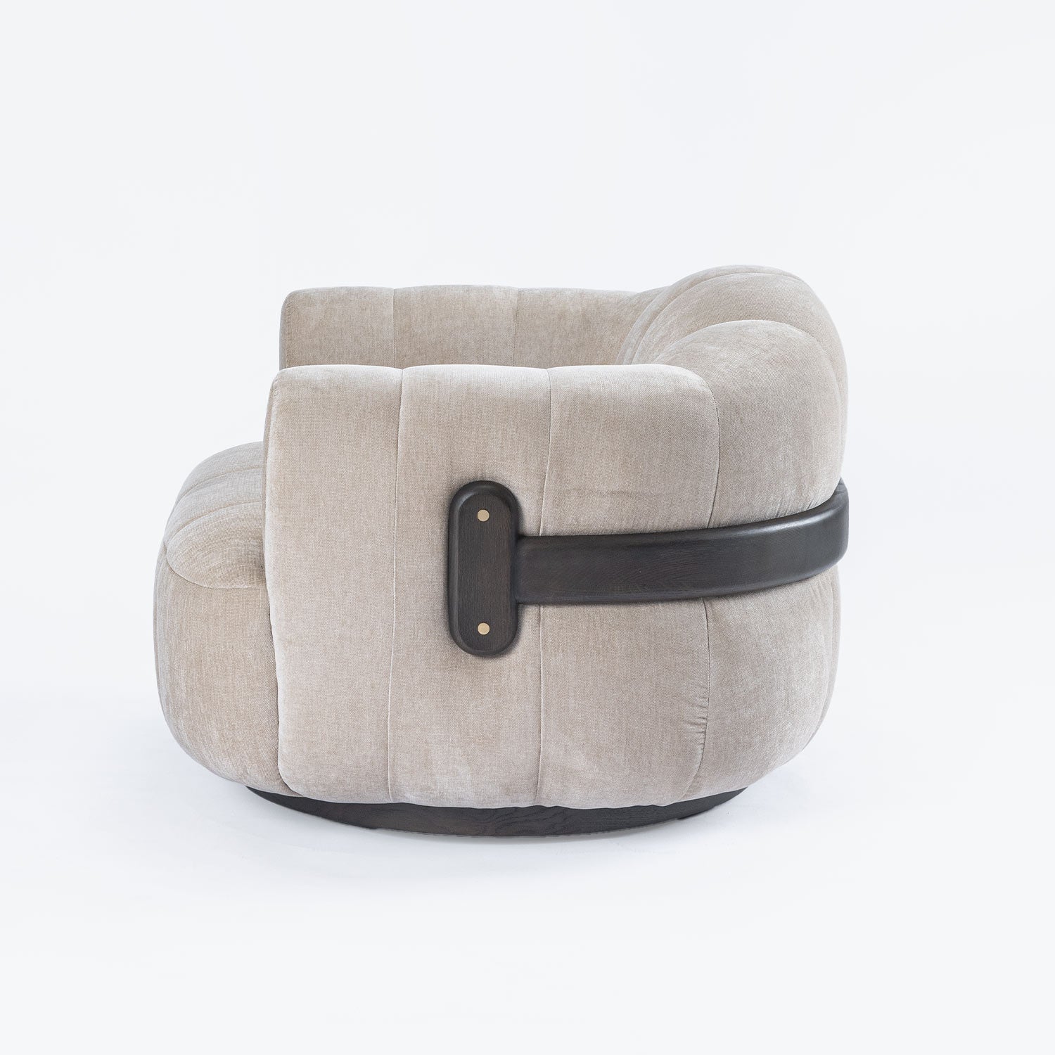 Maro Swivel Armchair - Beige