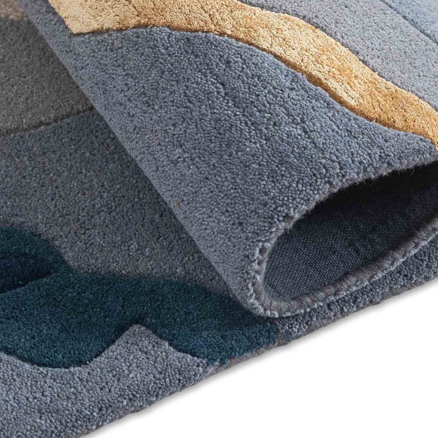 Fluxo Hand Tufted Woollen And Viscose Runner