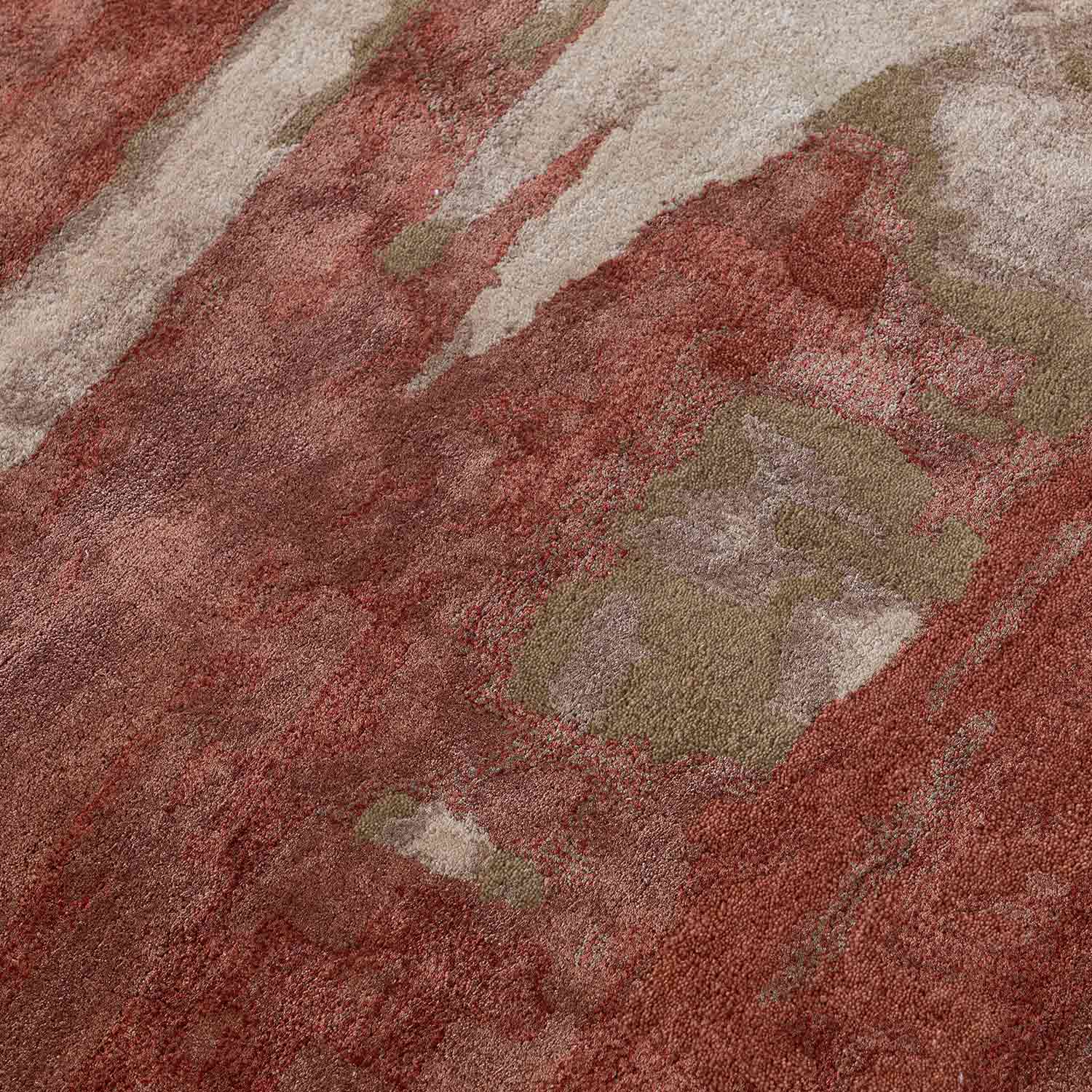 Rive Hand Tufted Woollen And Viscose Rug