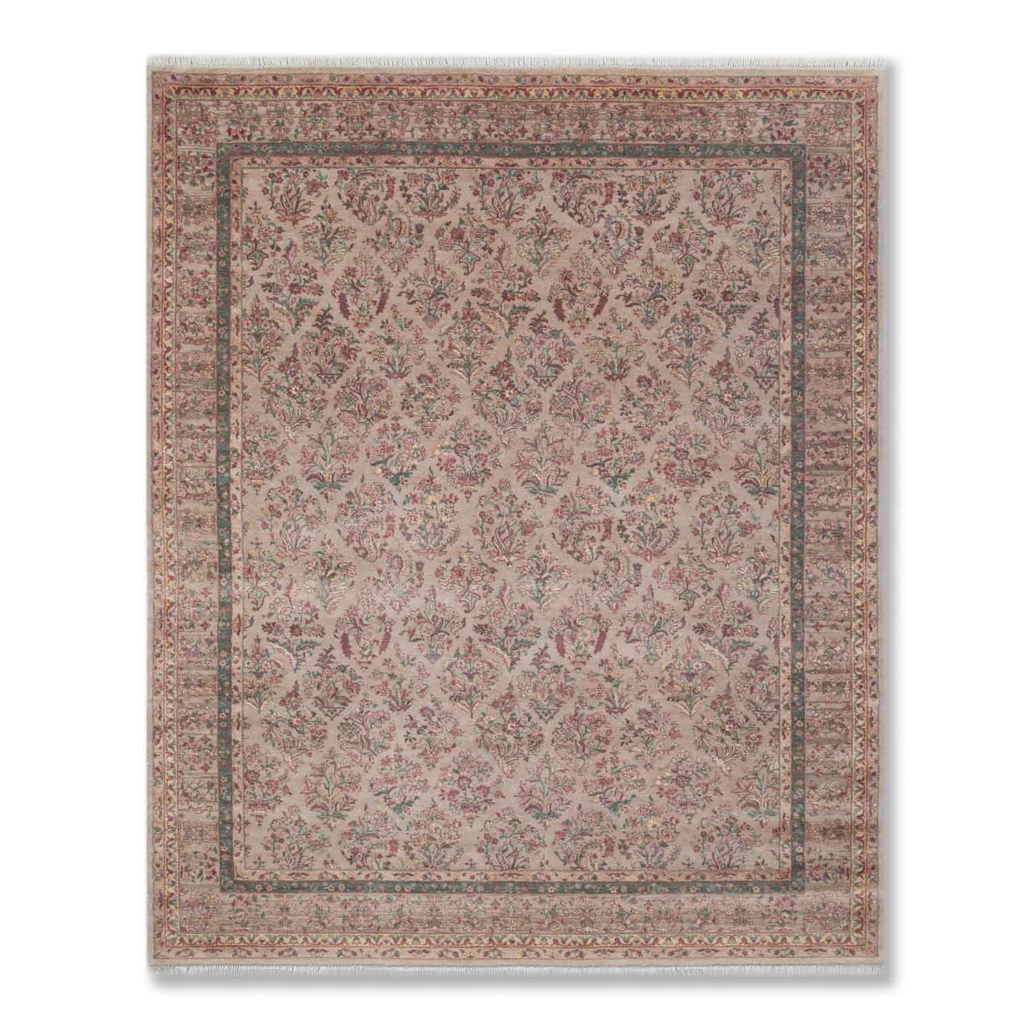 Hamsa Hand Knotted Woollen And Silk Rug