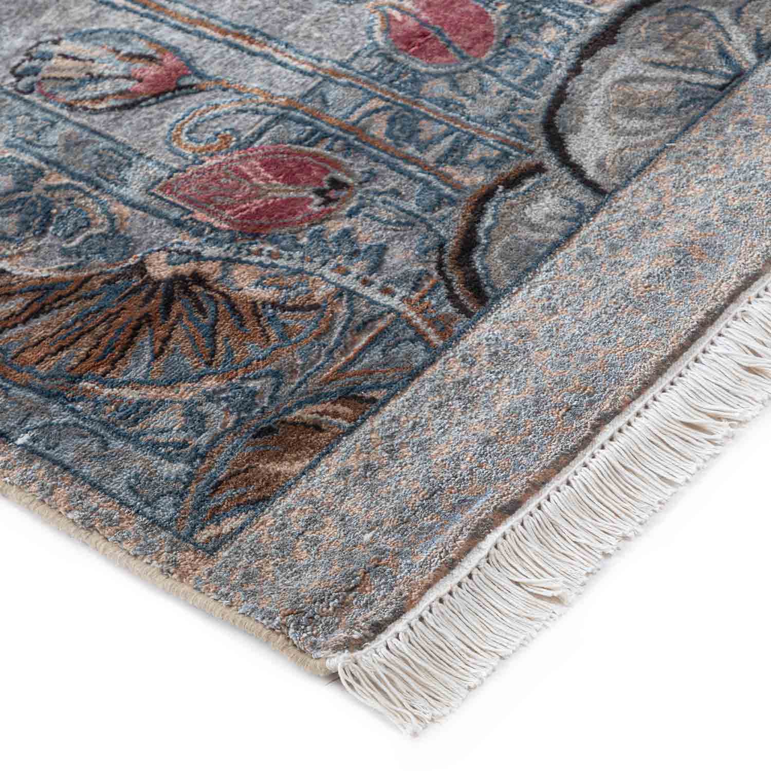 Vrindavan Hand Knotted Silk Rug By Anju Modi