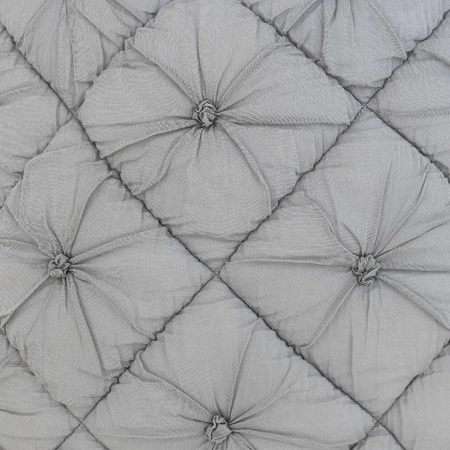 Cotton Embroidered And Hand Quilted Nirvasa Cushion Cover