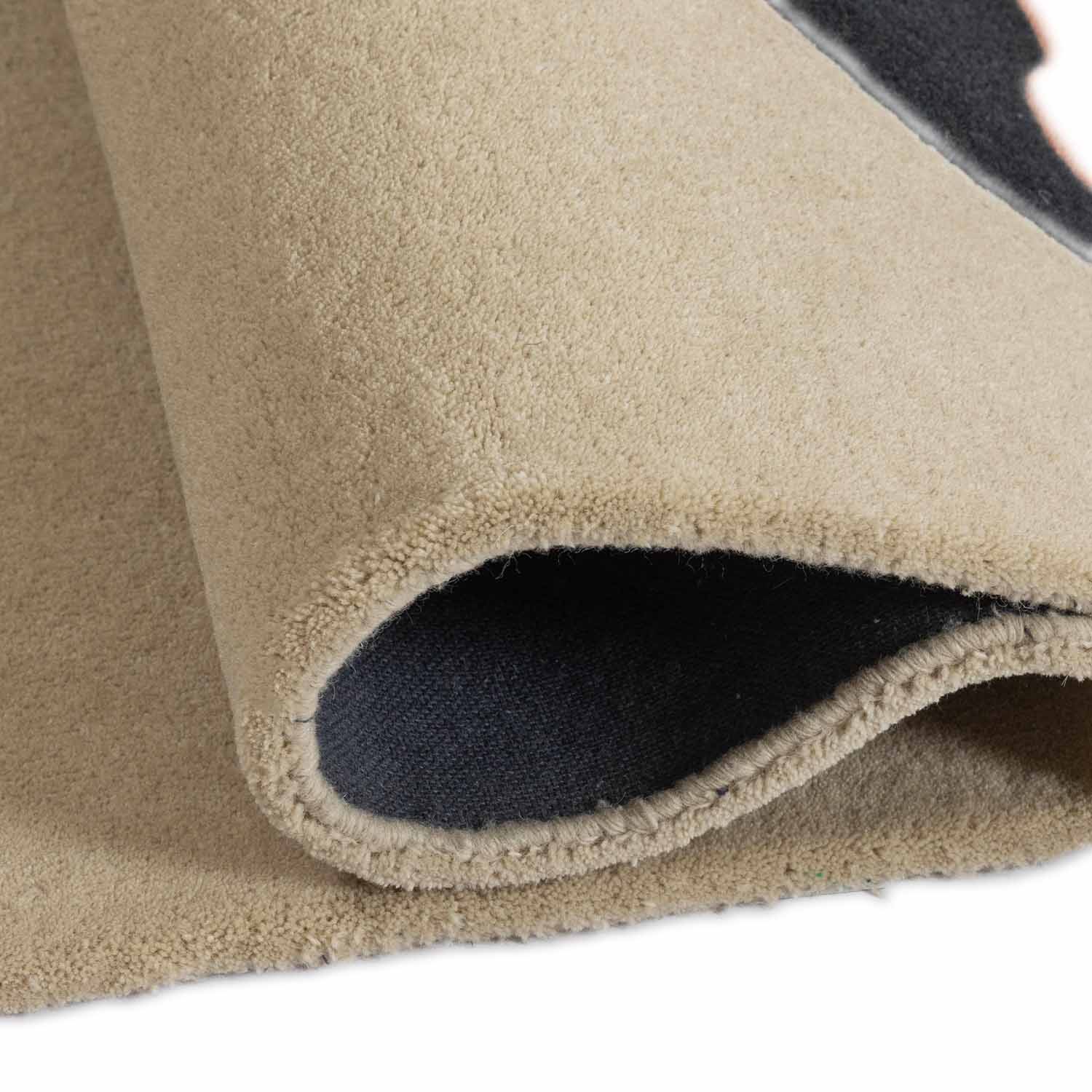 Tikli Hand Tufted Woollen And Viscose Rug