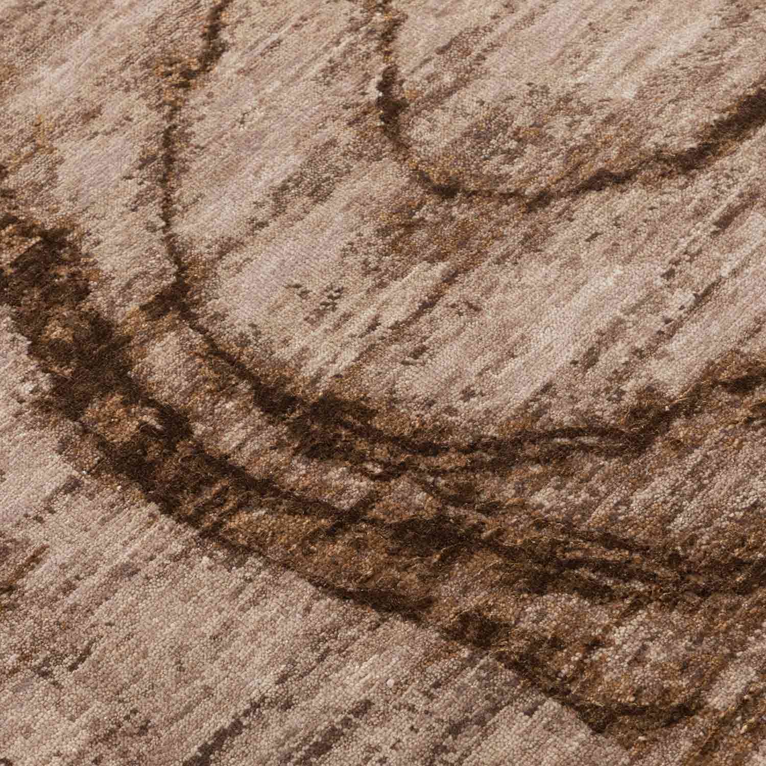 Nava Hand Knotted Woollen And Silk Rug