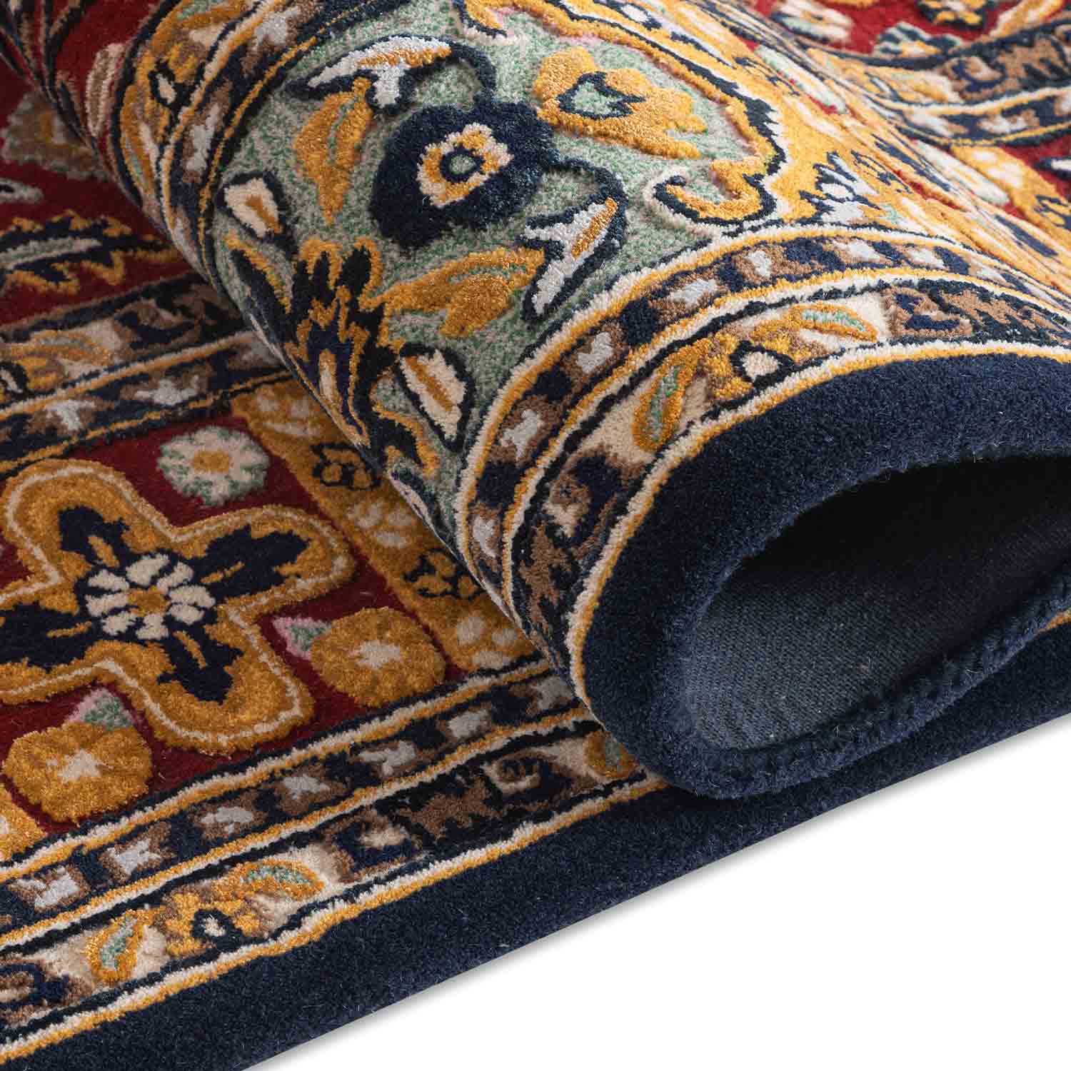 Rumia Hand Tufted Woollen And Viscose Rug