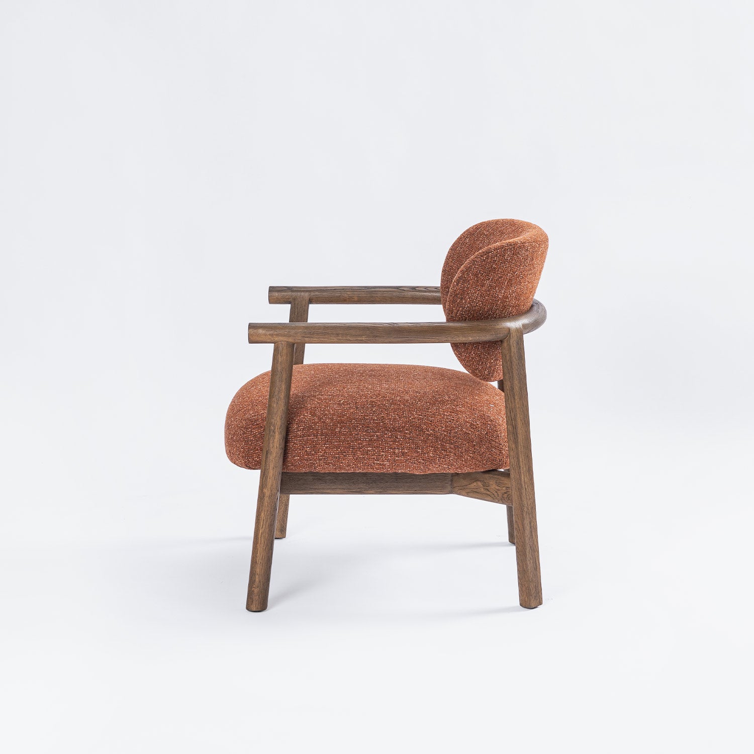Alabat Lounge Chair- Rust