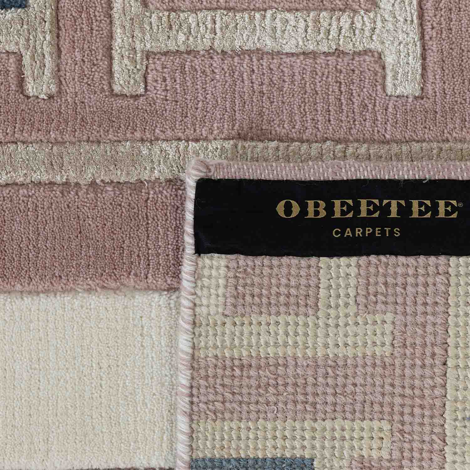 Lhasa Hand Knotted Woollen And Viscose Rug