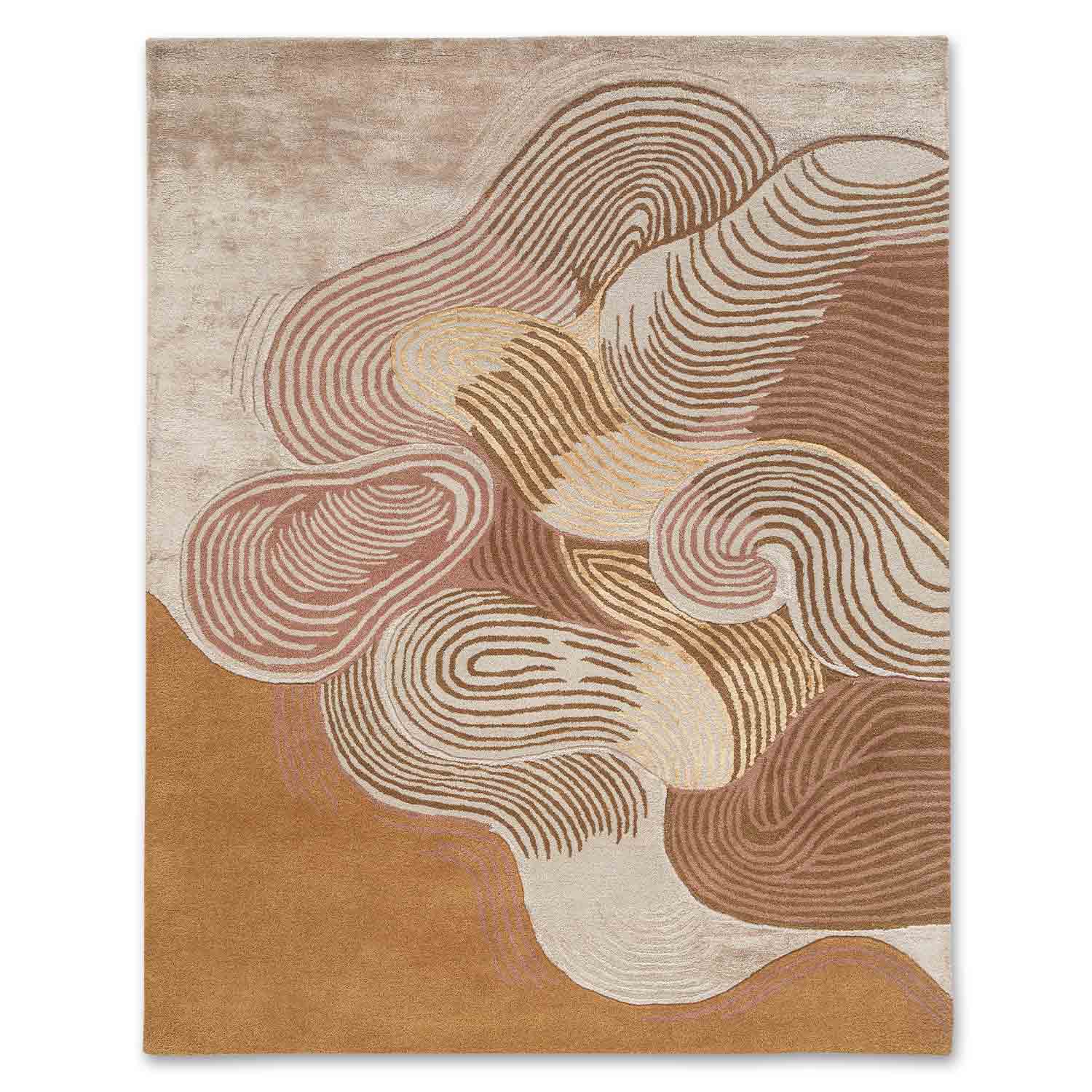 Vesso Hand Tufted Woollen And Viscose Rug